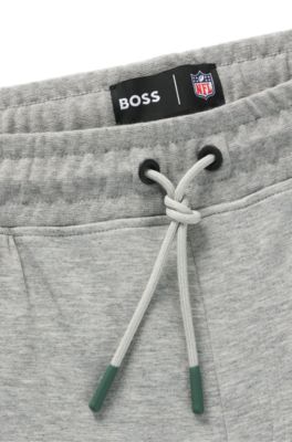 Pantalones de ch&aacute;ndal BOSS x NFL con cinta y detalles especiales de la marca, Jets