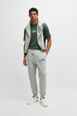 Pantalones de ch&aacute;ndal BOSS x NFL con cinta y detalles especiales de la marca, Jets