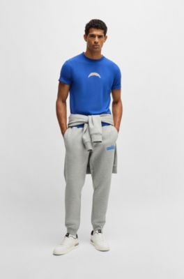 Pantalones de ch&aacute;ndal BOSS x NFL con cinta y detalles especiales de la marca, Chargers