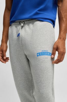 Pantalones de ch&aacute;ndal BOSS x NFL con cinta y detalles especiales de la marca, Chargers