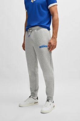 Pantalones de ch&aacute;ndal BOSS x NFL con cinta y detalles especiales de la marca, Rams