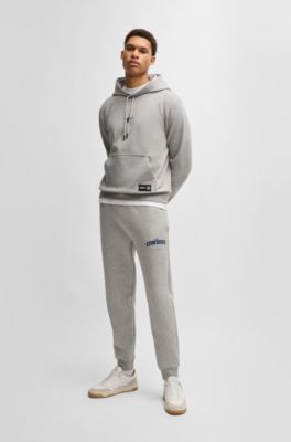 Sudadera BOSS x NFL en interlock con capucha y detalle especial de la marca, Cowboys