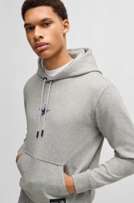 Sudadera BOSS x NFL en interlock con capucha y detalle especial de la marca, Cowboys