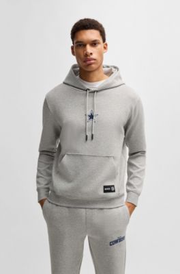 Sudadera BOSS x NFL en interlock con capucha y detalle especial de la marca, Cowboys