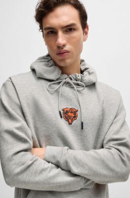 Sudadera BOSS x NFL en interlock con capucha y detalle especial de la marca, Bears