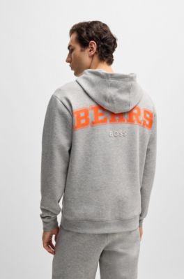 Sudadera BOSS x NFL en interlock con capucha y detalle especial de la marca, Bears