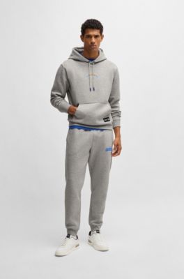 Sudadera BOSS x NFL en interlock con capucha y detalle especial de la marca, Chargers