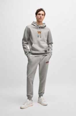 Sudadera BOSS x NFL en interlock con capucha y detalle especial de la marca, Commanders