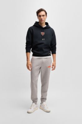 Sudadera BOSS x NFL en interlock con capucha y detalle especial de la marca, Bears