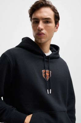 Sudadera BOSS x NFL en interlock con capucha y detalle especial de la marca, Bears