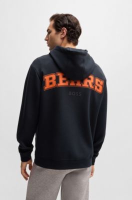 Sudadera BOSS x NFL en interlock con capucha y detalle especial de la marca, Bears