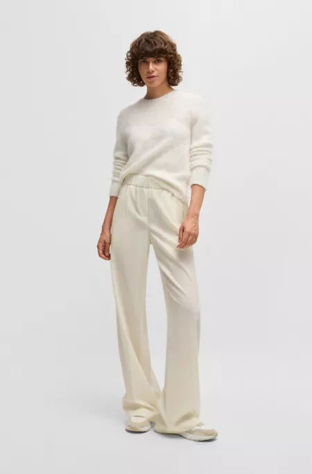 Relaxed-fit trousers in wool