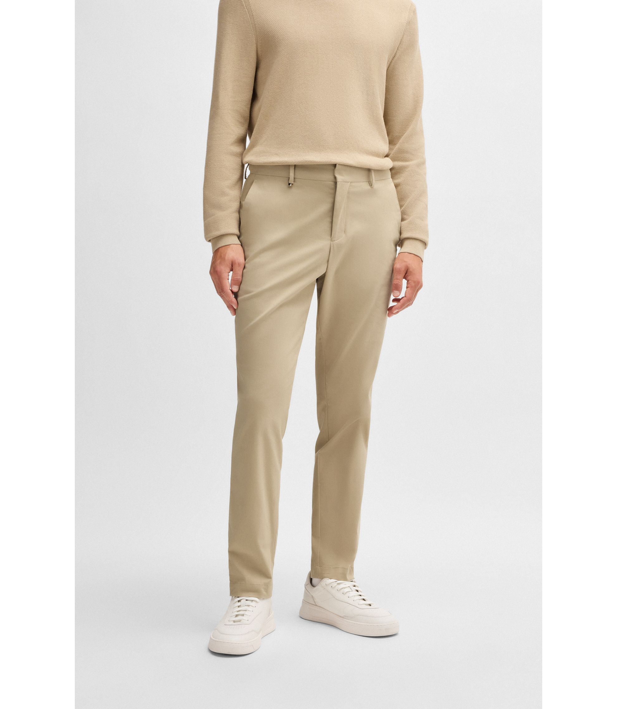 パンツ 50s rayon gaba slacks trousers beige Joe Unite - Beige – Gabba