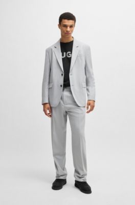 T-shirt en jersey de coton avec logo imprim&eacute;, Noir