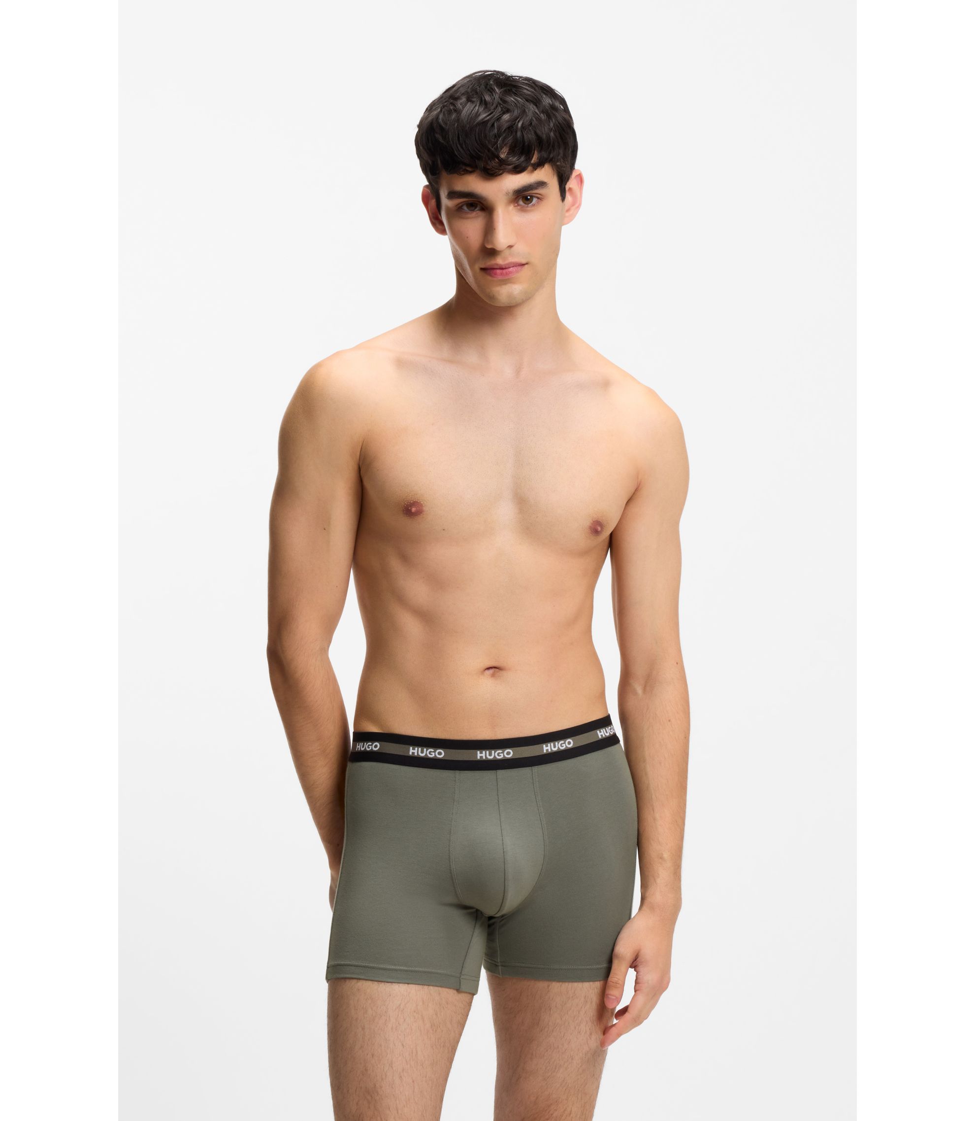 Emporio Armani 3-pack Short Socks Sporty Terrycloth, Confezione Da Calzini Corti Uomo, Marine, Taglia unica