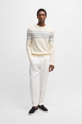 Suede loafers with logo details, Dark Blue