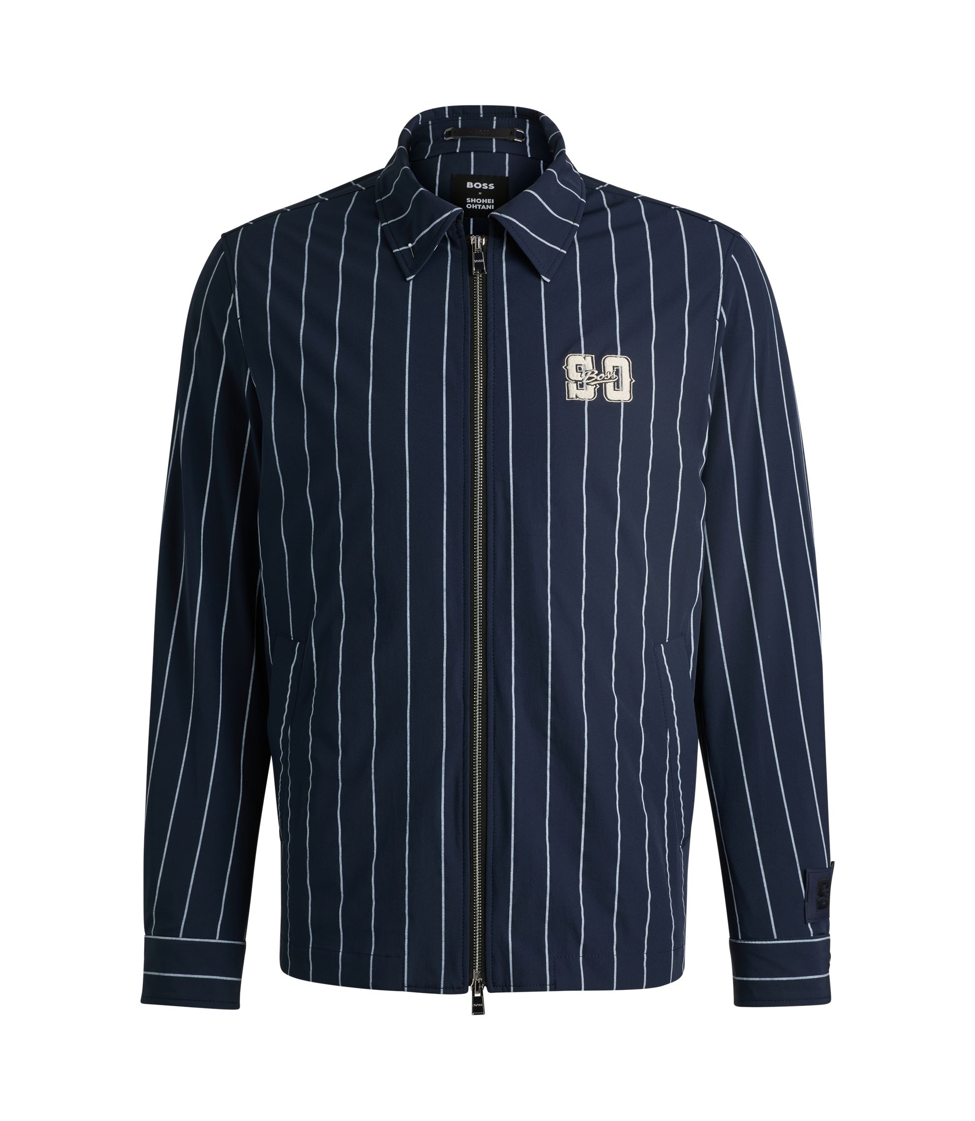 限定 SHOHEI OHTANI × HUGO BOSS セットアップ 紺 50 新品】BOSS × 大谷翔平 限定コラボセットアップ（サイズ50） - メルカリ