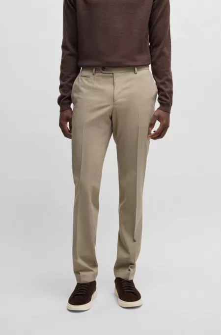 Slim-fit trousers in super-stretch cloth