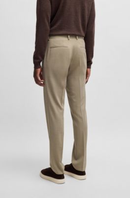 Pantalon Slim en tissu tr&egrave;s stretch, Beige clair