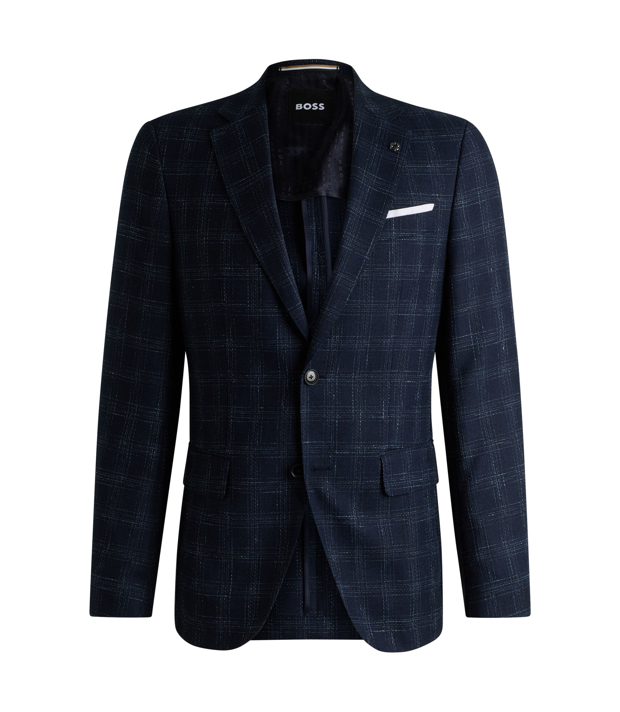 HUGO BOSS / STRETCH TAILORING/スーツ/46/--/NVY/チェック hbna50535057_404_100?wid=1980&