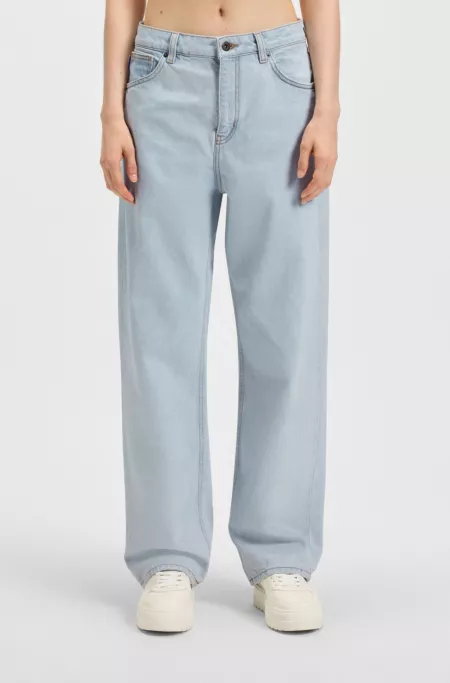 Relaxed-fit jeans in blue denim