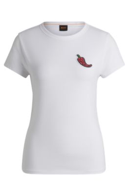 Tシャツ・カットソー HUGO BOSS 'Taut 81' T-shirt White hbna50522432_104_100?wid=1980&