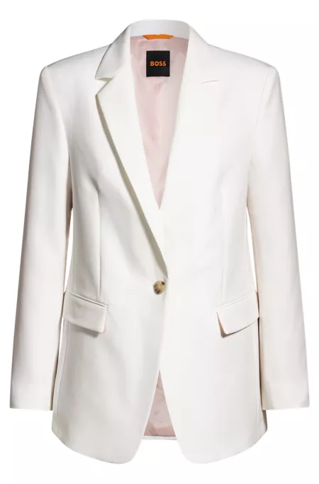 Fitted blazer in stretch fabric
