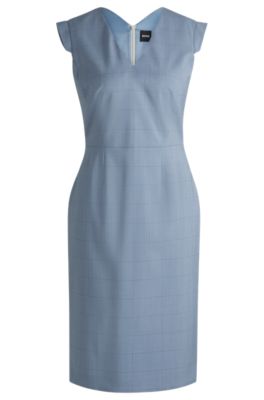 Hugo Boss ★ Davenara Sleeveless Houndstooth Sheath Dress Hugo Boss Women's 