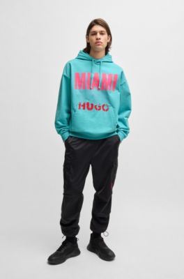 Sudadera Con Capucha Primark Miami Print Mujer Rosas Y Sudadera