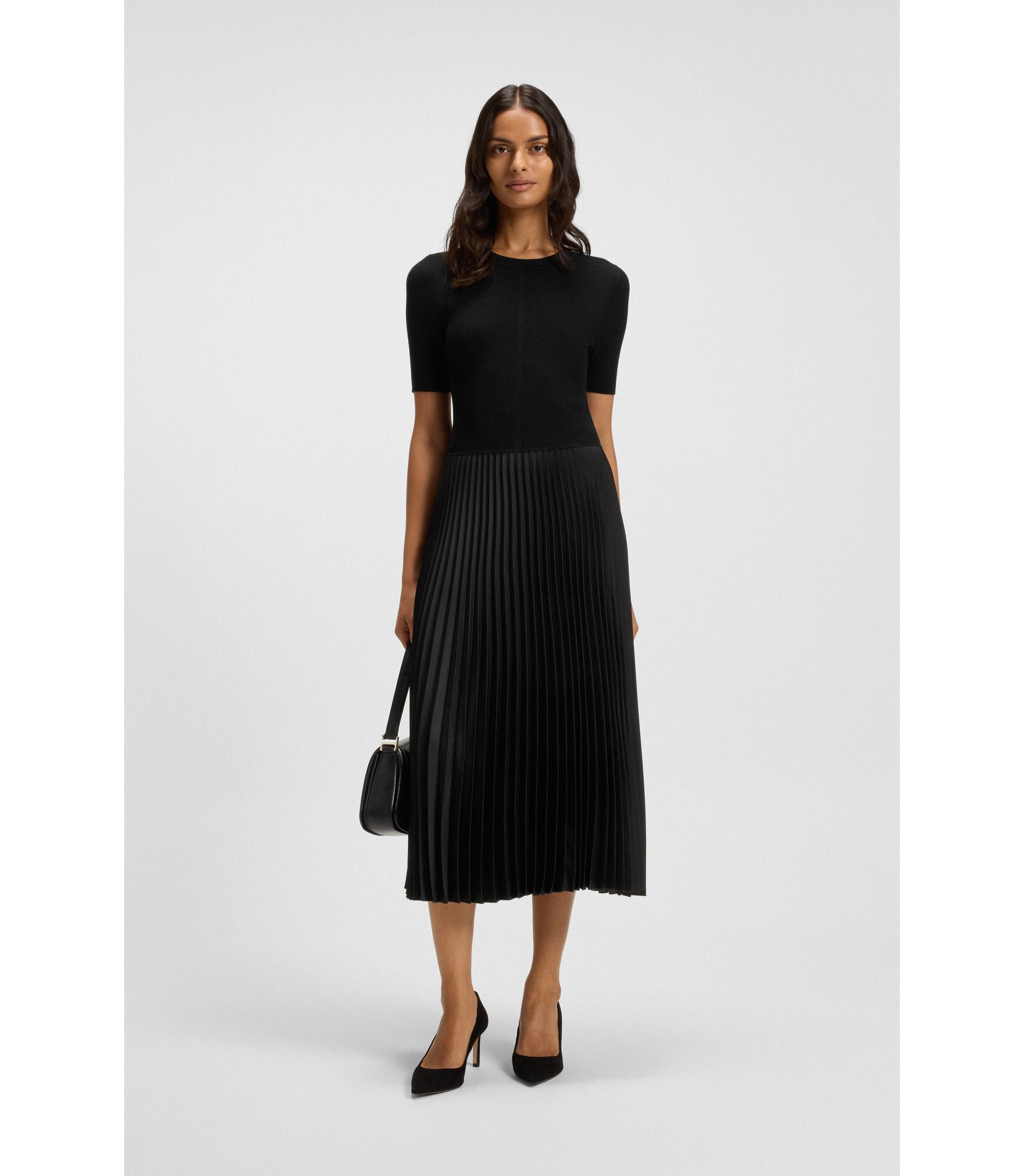 pleated skirt dress black Claire Pleated Skirt main image 0