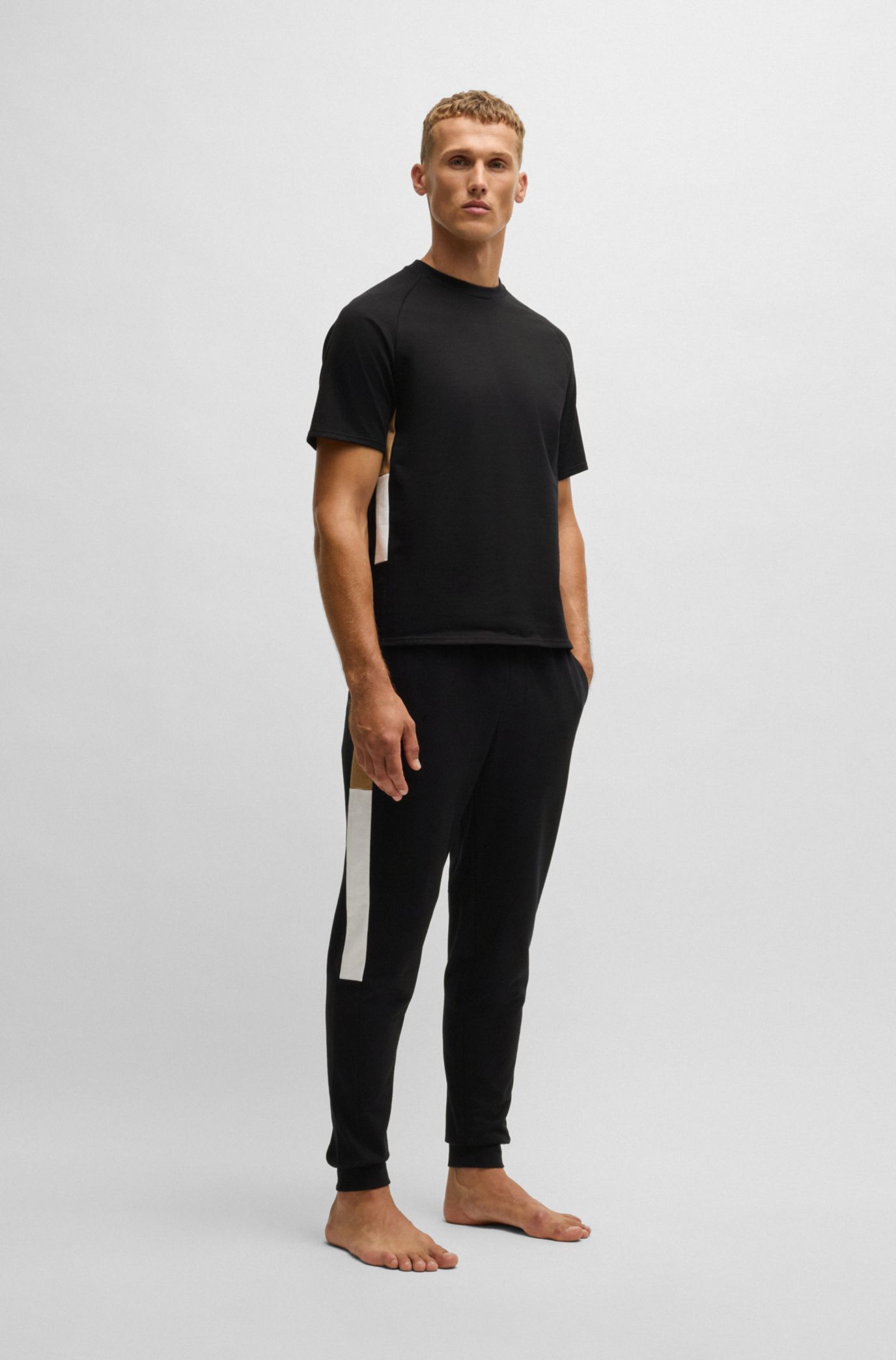 ★GLOWNY★247 CONTRAST TRACKSUIT PANTS (BLACK)★正規品/人気 GLOWNY] 247 CONTRAST TRACKSUIT PANTS☆新作・25SS☆韓国☆