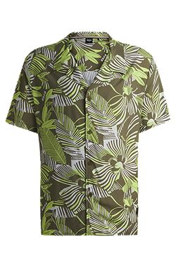 Chemise de plage Regular à imprimé intégral