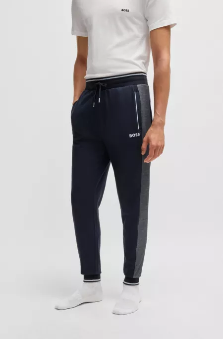 Tracksuit bottoms with contrast piping