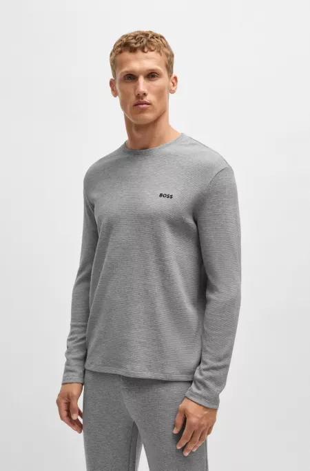 Ottoman pajama T-shirt with embroidered logo