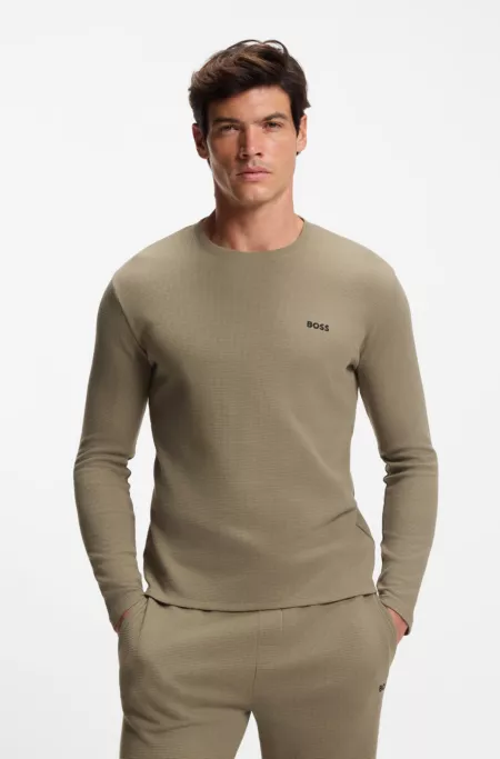 Ottoman pajama T-shirt with embroidered logo