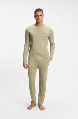 Camiseta de pijama con estructura otomana y logo bordado, Cal