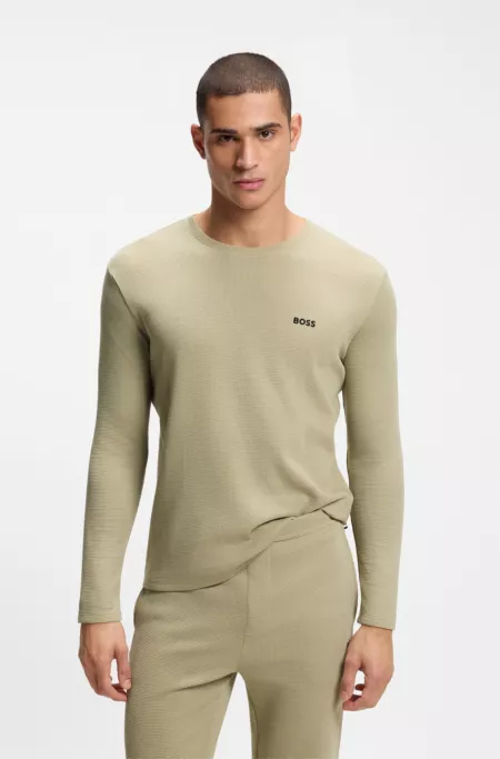 Ottoman pajama T-shirt with embroidered logo