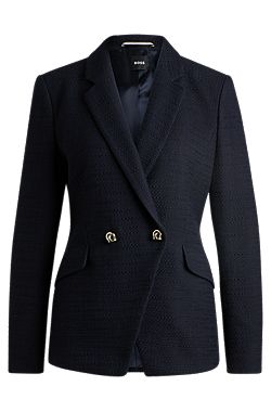 Slim-fit blazer in tweed