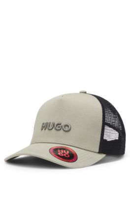 Gorra de sarga de algod&oacute;n con paneles de malla, Cal