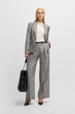 Quilted tote bag with Double B monogram, Black