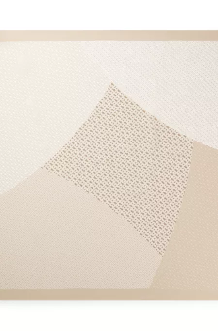 Monogram scarf in silk twill