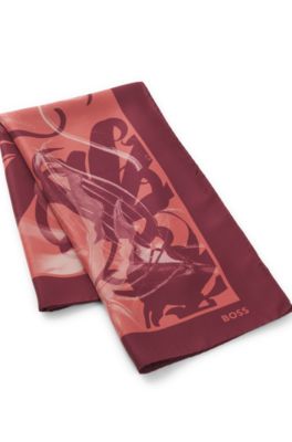 &Eacute;charpe en soie, Rouge clair