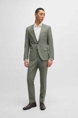 Derby shoes in grained leather, Brown