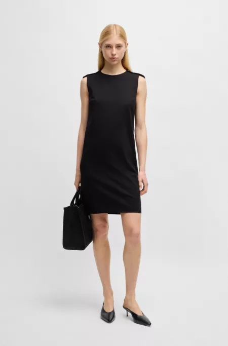 Backless mules in nappa leather