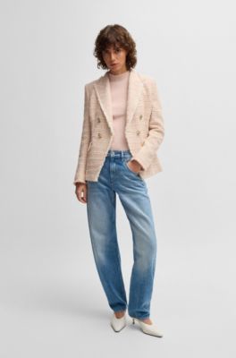 Backless mules in nappa leather, White