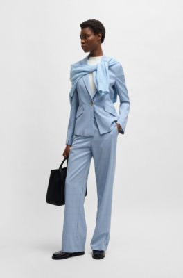 Penny-trim loafers in brush-off leather, Black