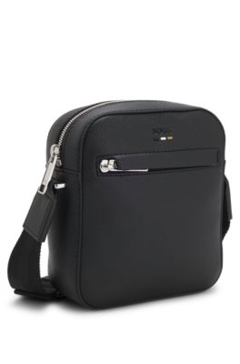 Reporter bag with embossed logo, Black