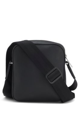 Reporter bag with embossed logo, Black