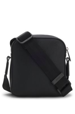 Reporter bag with embossed logo, Black