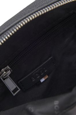 Reporter bag with embossed logo, Black
